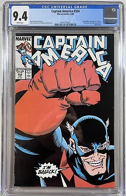 Buy Captain America 354 (Marvel, 1989)  CGC 9.4 WP  **1st Appearance US Agent** • 40.21£