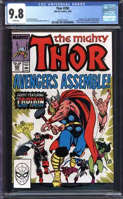 Buy Thor #390 Cgc 9.8 White Pages // Marvel Comics 1988 • 157.67£