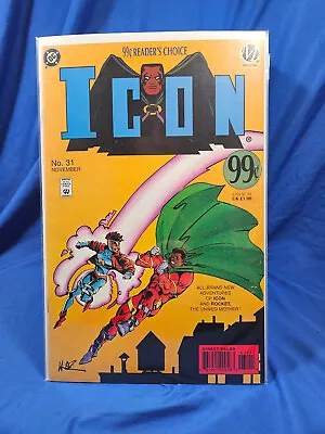 Buy Icon #31 ( Milestone DC Comics 1995 FN/VF 7.0 Batman #1 Homage • 5.59£
