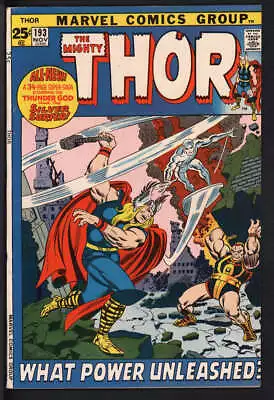 Buy Thor #193 6.5 // Classic Battle Of Thor Vs Silver Surfer Marvel Comics 1971 • 44.48£