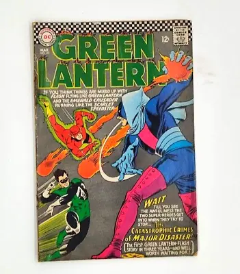 Buy Green Lantern 43 1st Major Disaster Silver Age DC 1966 Flash Gil Kane Fox Comic • 23.75£