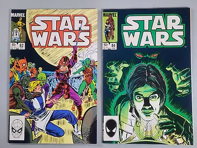 Buy Star Wars Vol 1 #82 & 84 VF/NM Or Better Direct Marvel 1984-85 • 14.22£