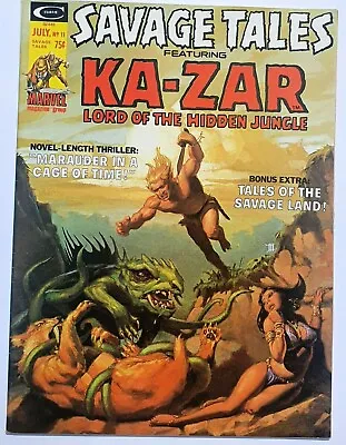 Buy Savage Tales 11 Marvel 1975 Curtis Comic Magazine Vfn • 26.99£