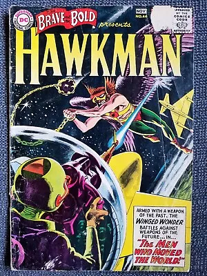 Buy BRAVE AND THE BOLD #44, Nov 1962. Joe Kubert Art. Hawkman. Very Good Condition • 39.96£