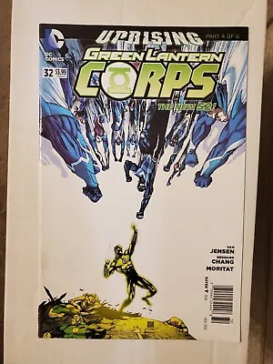 Buy Green Lantern Corps #32 Newsstand Ultra Rare Low Print 1% 1:100 Ratio DC 2014 • 19.82£