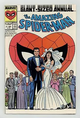 Buy Amazing Spider-Man Annual #21A Direct FN+ 6.5 1987 • 22.14£