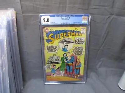 Buy CGC 2.0 DC Superman 140 1960 1st Appearance Baby Bizzaro Bizzaro Supergirl Death • 60.23£