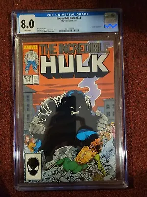Buy The Incredible Hulk #333 CGC 8.0 VF Marvel Comic Book Leader Graded McFarlane AN • 26.92£