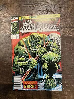 Buy The Toxic Avenger #1 -  1991 Marvel Comics First Comic Appearance NEWSSTAND • 10.36£