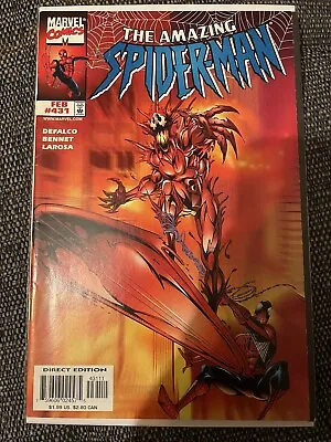 Buy Amazing Spider-Man #431 - Marvel 1998 - 1st Cvr App Carnage Cosmic • 59.99£