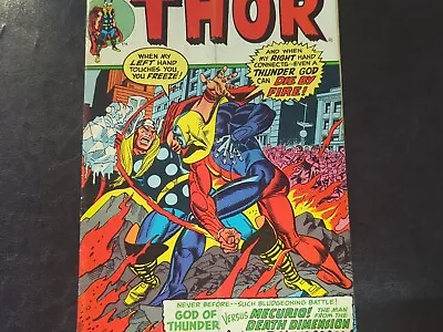 Buy The Mighty Thor #208 (VG+) (Marvel 1973) 1st Appearance Of Mercurio The 4-D Man • 24.13£