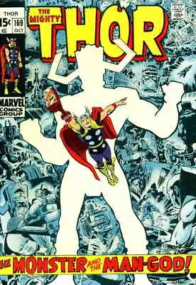 Buy Thor #169 VG; Marvel | Low Grade - Galactus October 1969 Jack Kirby - We Combine • 76.80£