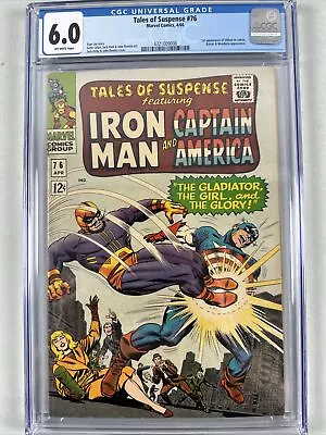 Buy TALES OF SUSPENSE # 76   Marvel Silver Age 1st ULTIMO!  CGC  Graded 6.0 • 75.08£