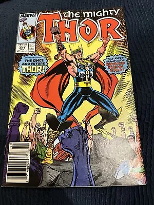 Buy Thor #384 Newsstand 1987 Marvel Comic Book Tom DeFalco Ron Frenz Cover • 5.52£