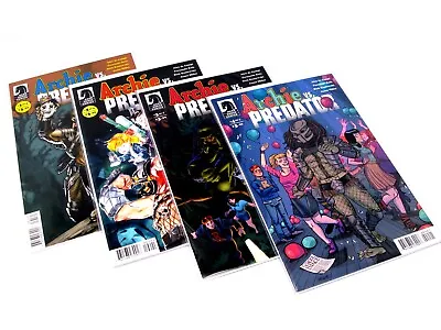 Buy Dark Horse Archie Vs Predator Complete Set Variant Covers #1-4 Brand New Unread • 38£