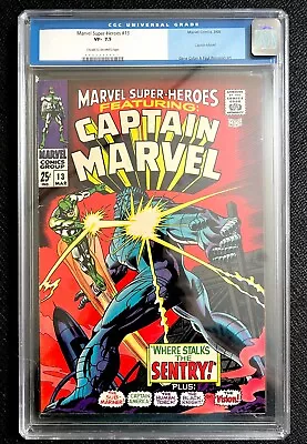 Buy Marvel Super-Heroes #13 CGC 7.5 1st Carol Danvers 2nd Captain Marvel (Ms Marvel) • 317.38£