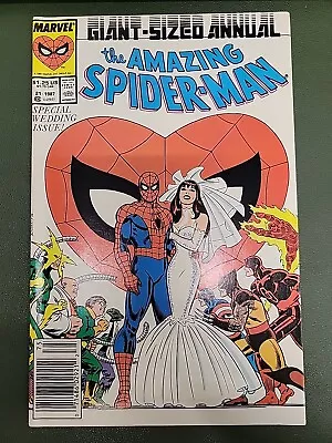Buy Amazing Spiderman Giant Sized Annual #21 Peter Marries MJ Wedding Special • 15.99£