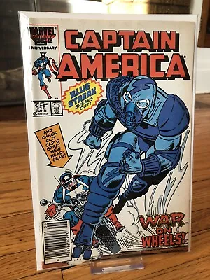 Buy Captain America #318 NEWSSTAND Variant (Marvel Comics, 1984) VF+ Comic Books • 4.93£