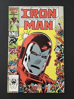 Buy Iron Man # 212  Marvel Comics 1986 25th Anniversary Cover • 7.90£
