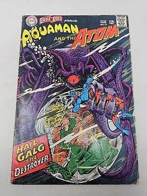 Buy BRAVE AND THE BOLD #73- Aquaman And The Atom DC Comics 1967 READING COPY  • 7.23£