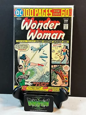 Buy Wonder Woman #214 100 Page Comic Dc Comics 1974 1st Print F/vf Superman Batman • 19.28£