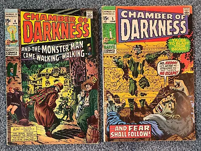 Buy Chamber Of Darkness #4(VG) + 5(VG-) Marvel Comics 1970 1st Conan Prototype! • 31.62£