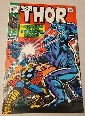 Buy THOR #170 (1969) HIGH GRADE By LEE & KIRBY MAKE OFFER MUST SELL TO PAY RENT • 32.44£