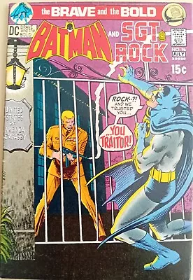 Buy Brave And The Bold #96 - FN- (5.5) - DC 1971 - Cents Copy - Batman & Sgt Rock • 7.50£