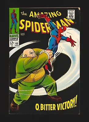 Buy Amazing Spider-Man #60 (Marvel 1968) 5th App Kingpin - John Romita Cover (F/VF) • 98.55£