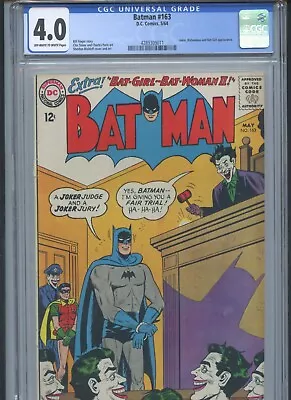 Buy Batman #163 1964 CGC 4.0~ • 122.50£