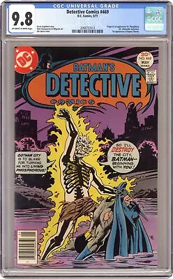 Buy Detective Comics #469 CGC 9.8 1977 2094727013 • 478.32£