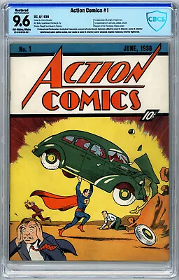 Buy Action Comics #1 CBCS 9.6 (R) Origin & 1st Superman By Siegel & Shuster 1st Lois • 2,010,696.91£