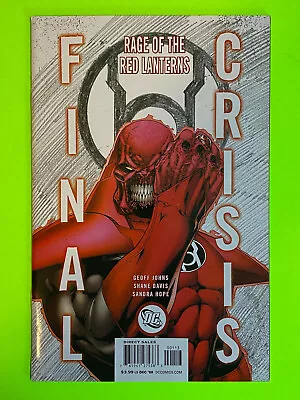Buy Final Crisis Rage Of The Red Lanterns 1 (dc Comics 2008) Htf 3rd Print | Vf-/ Vf • 42.32£
