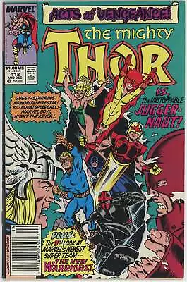 Buy Thor #412 (1962) - 6.5 FN+ *1st Appearance New Warriors* Newsstand • 16.74£