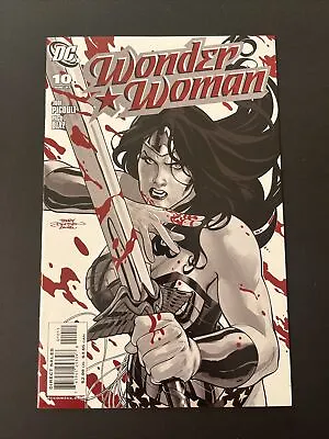 Buy WONDER WOMAN #10 NM- 2007 Bloody Cover Terry Dodson • 7.90£