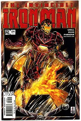 Buy Iron Man (1998) #54 VF/NM 9.0 Mike Grell Cover And Story • 2.40£