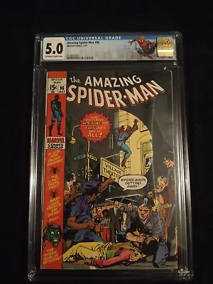 Buy 🕸️Amazing Spider-Man #96 CGC 5.0 Custom  Label Drug Story Not Approved By CCA🕸 • 135.92£