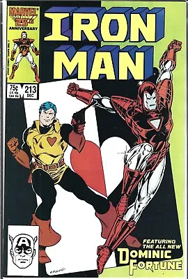 Buy Iron Man #213 (nm) High Grade Copper Age Marvel, The Invincible, $3.95 Shipping • 2.79£