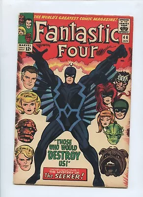 Buy Fantastic Four #46 1966 (VG/FN 5.0)(1st Full App Of Black Bolt) • 95.94£