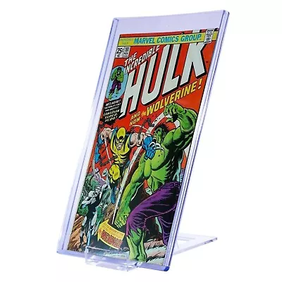 Buy 10x Comic Book Adjustable Display Stand, Sleeves, Board, Toploaders, Case • 28.95£