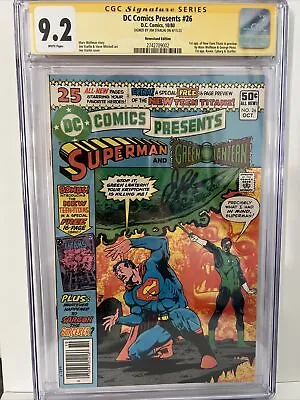 Buy DC Comics Presents #26 CGC SS 9.2 - Signed Jim Starlin, Newsstand • 199.88£