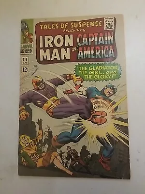 Buy Silver Age #76 1966 Tales Of Suspense Featuring Iron Man & Captain America... • 17.35£