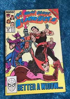 Buy Free P & P; West Coast Avengers #44, May 1989:  Better A Widow...  • 4.99£