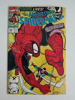 Buy Amazing Spider-man #345 Vg+ Carnage Symbiote Infects Cletus Cassidy 2nd App Key • 3.94£