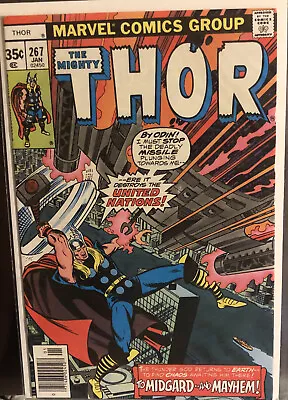 Buy The Mighty Thor #267  1st Appearance Of DAMOCLES Marvel Comics 1977 Key • 9.63£