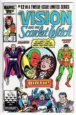 Buy Vision And The Scarlet Witch #12 Beautiful 1st Speed/Wiccan High Grade 1986 • 47.96£