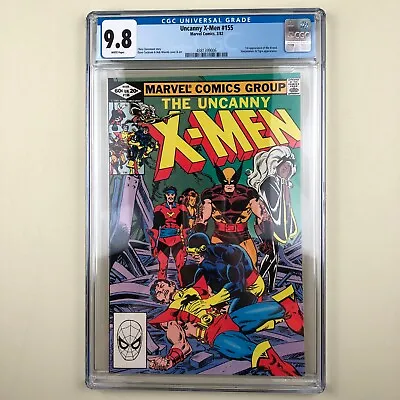 Buy Uncanny X-Men #155 (1982) CGC 9.8, 1st Brood, Starjammers, Tigra • 139.92£