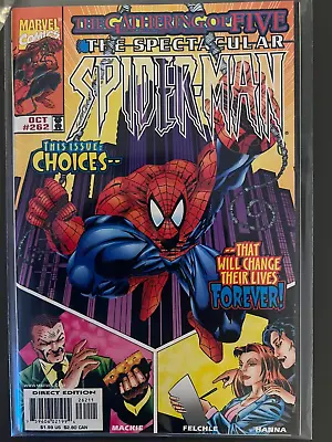 Buy The Spectacular Spider-Man (1976) #262 Marvel Comics The Gathering Of Five • 7.95£