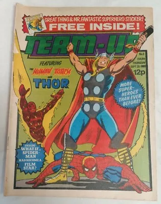 Buy COMIC - Marvel Team-Up #3 Sep 25 1980 Marvel UK Bronze Age Spider-Man Thor FF • 3£