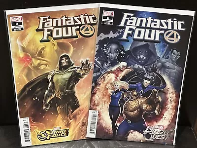 Buy 🔥2 FANTASTIC FOUR Variants #8 & #9 - YONGHO CHO “Mystery” Covers 2019 NM🔥 • 4.95£